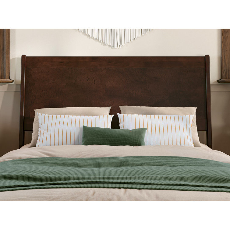 Casanova Full Walnut Solid Wood Panel Headboard