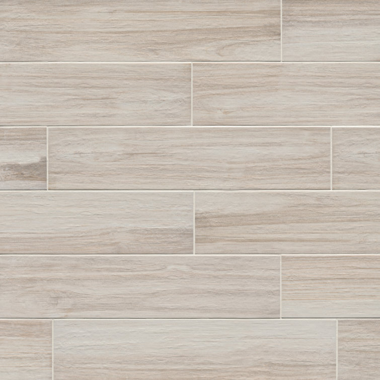 Havenwood 8" x 36" Matte Glazed Porcelain Wood Look Tile