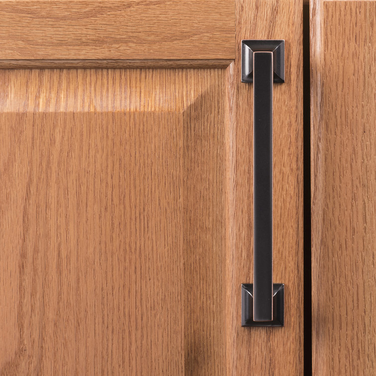 Oil-Rubbed Bronze Modern Cabinet Handle with Mounting Hardware
