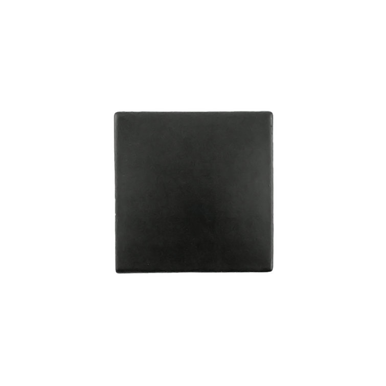 Matte Black Square Metal Cabinet Knob 10-Pack