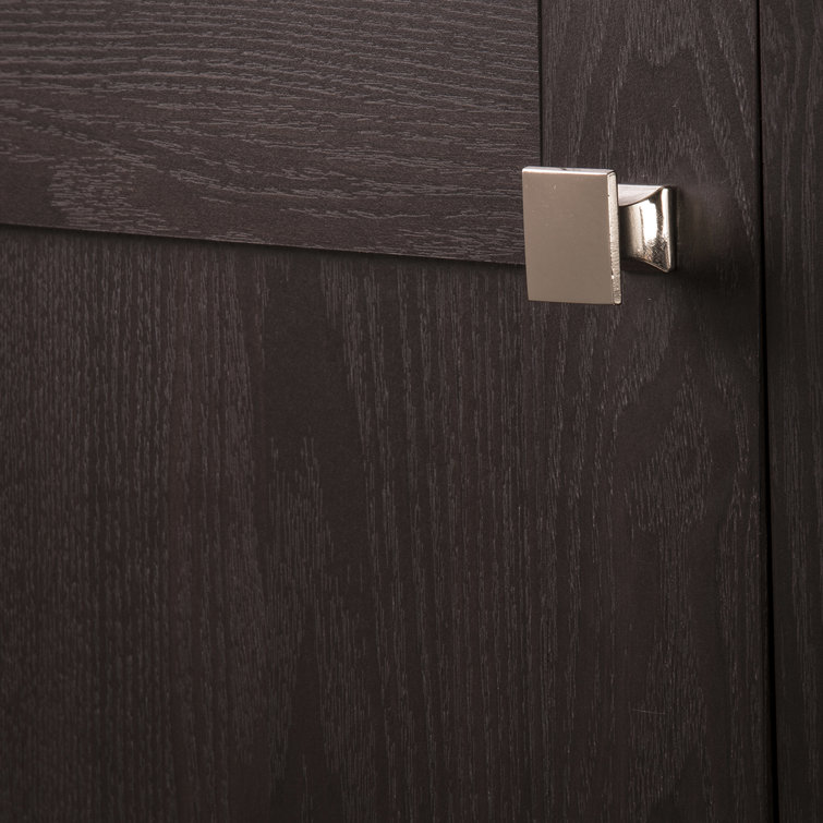 Polished Nickel Square Cabinet Knob 10-Pack
