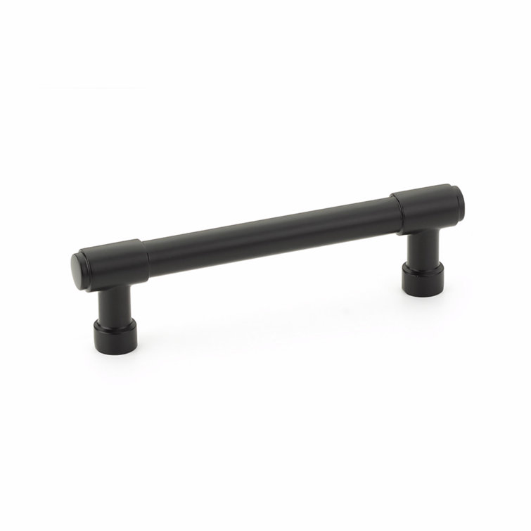 8" Flat Black Industrial Modern Cabinet Pull