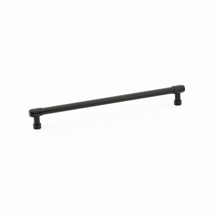 8" Flat Black Industrial Modern Cabinet Pull
