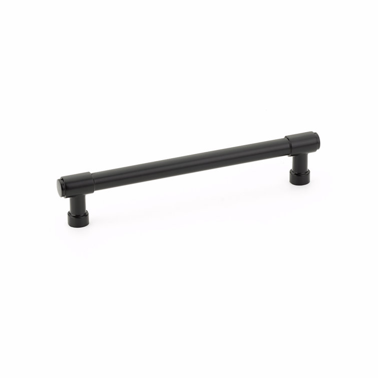 8" Flat Black Industrial Modern Cabinet Pull