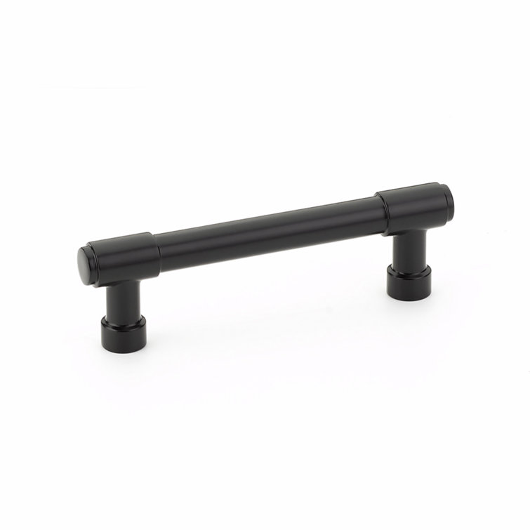 8" Flat Black Industrial Modern Cabinet Pull