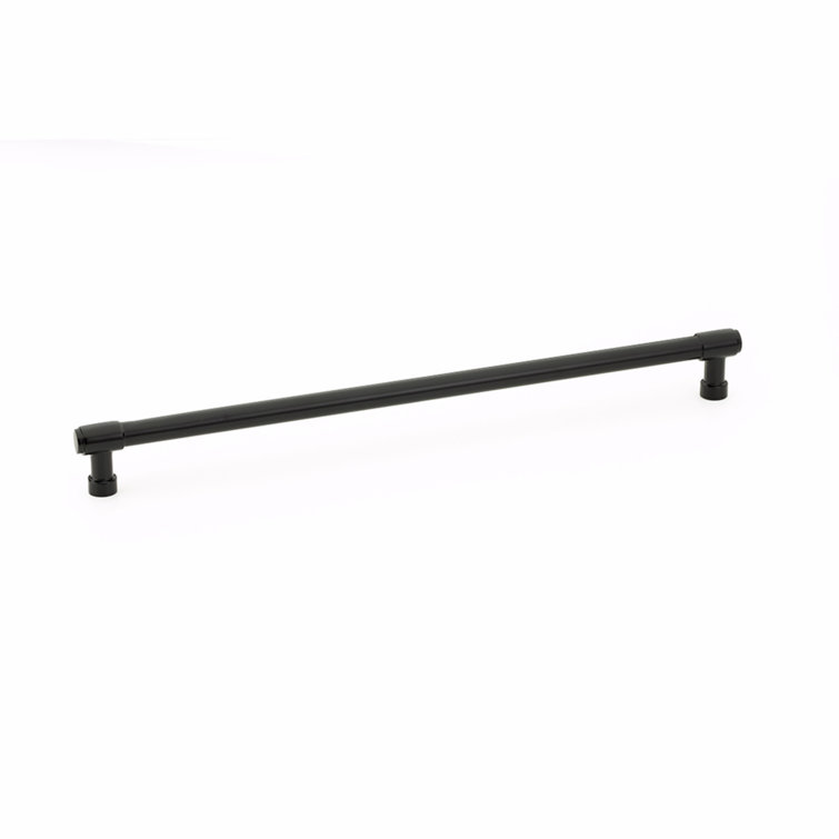 8" Flat Black Industrial Modern Cabinet Pull