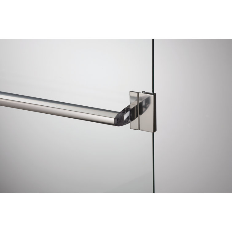 Classic 60" Chrome Semi-Frameless Sliding Shower Door