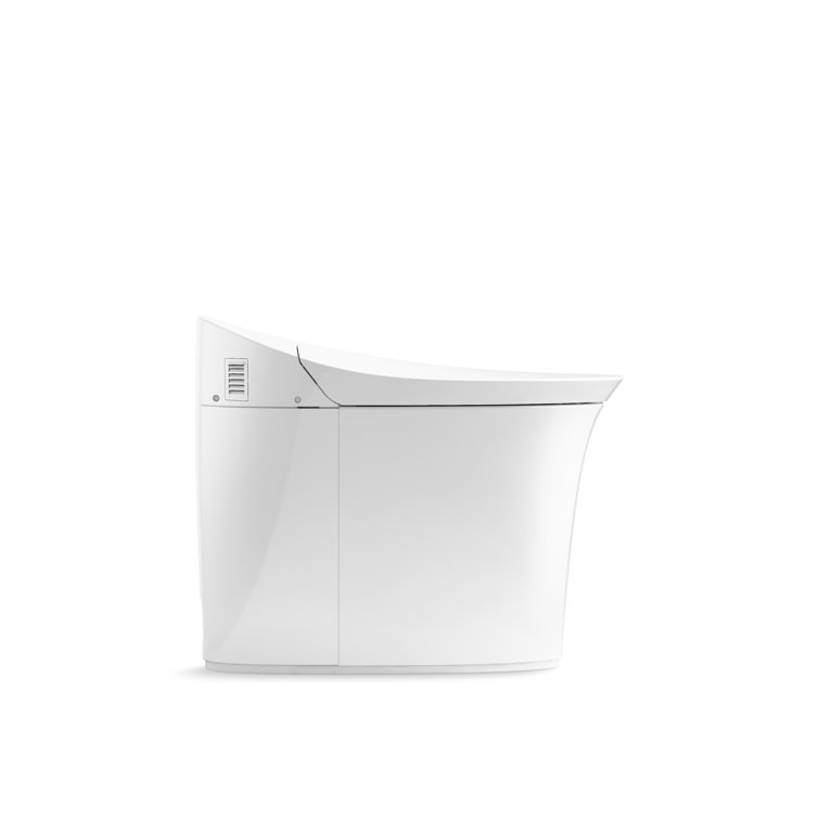Elongated High-Efficiency Intelligent Toilet with Dual Flush and Heated Seat