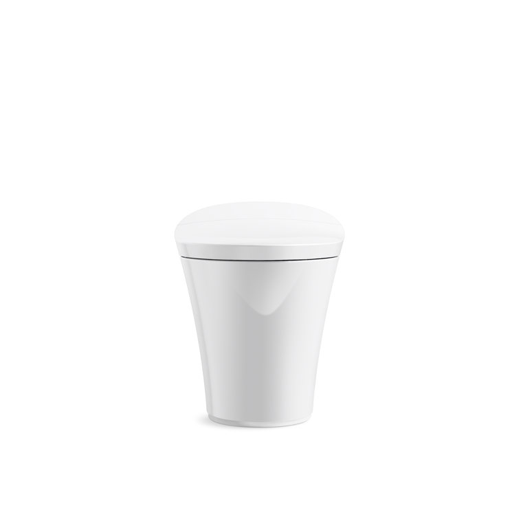 Elongated High-Efficiency Intelligent Toilet with Dual Flush and Heated Seat