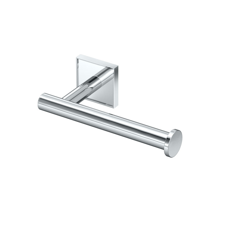 Chrome Euro Style Wall Mounted Toilet Paper Holder