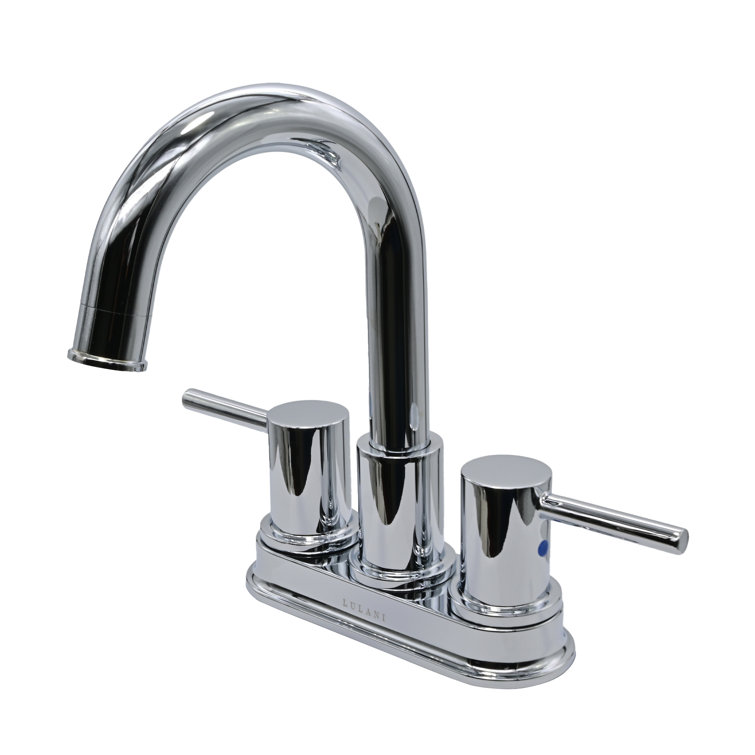 St. Lucia Chrome 4" Centerset Bathroom Faucet