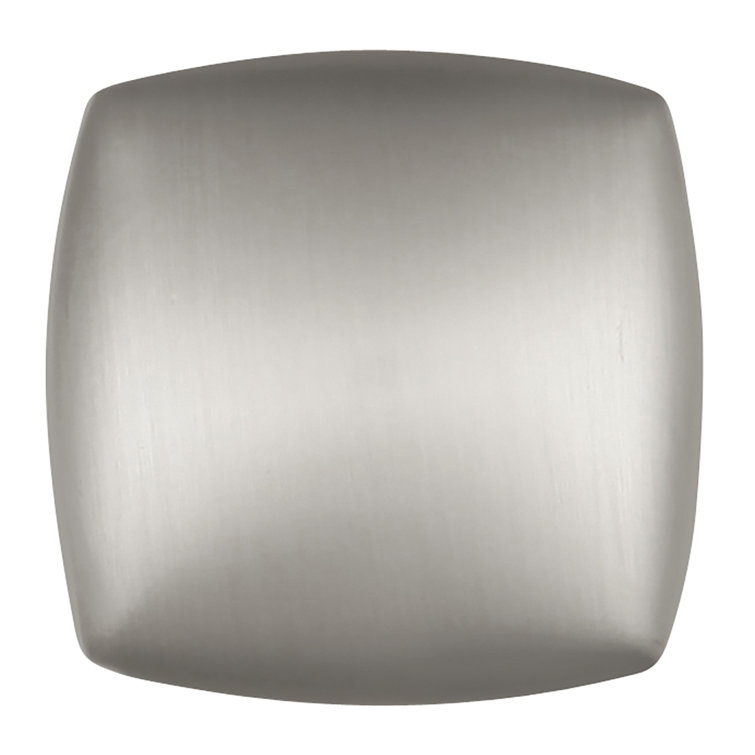 Stainless Steel Square Modern Cabinet Knob with Mounting Hardware