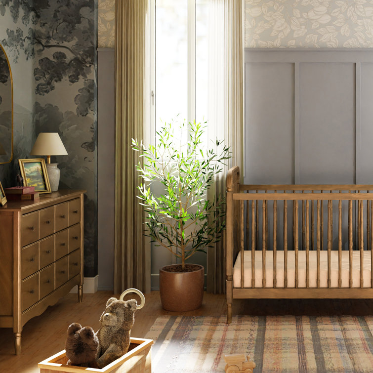 Liberty Natural Walnut Double Dresser with 6 Drawers
