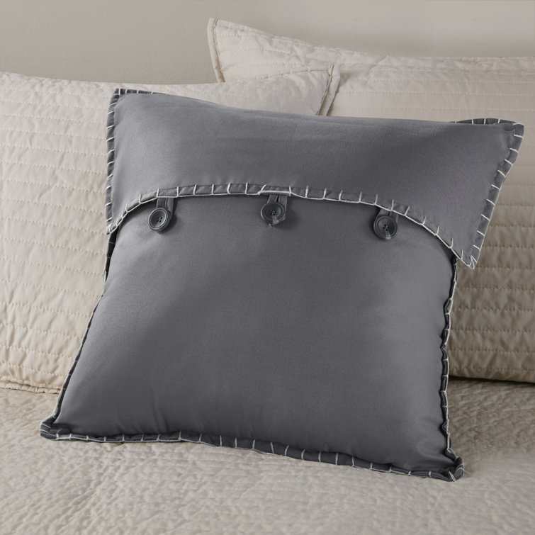 Neutral Plaid Reversible Polyester Daybed Cover Set