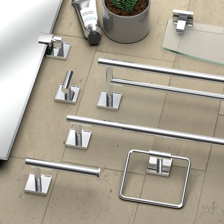 Chrome Wall Mounted Modern Robe Hook