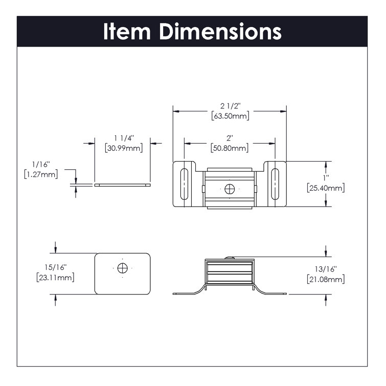 Cadmium Silver Steel Magnetic Door Catch