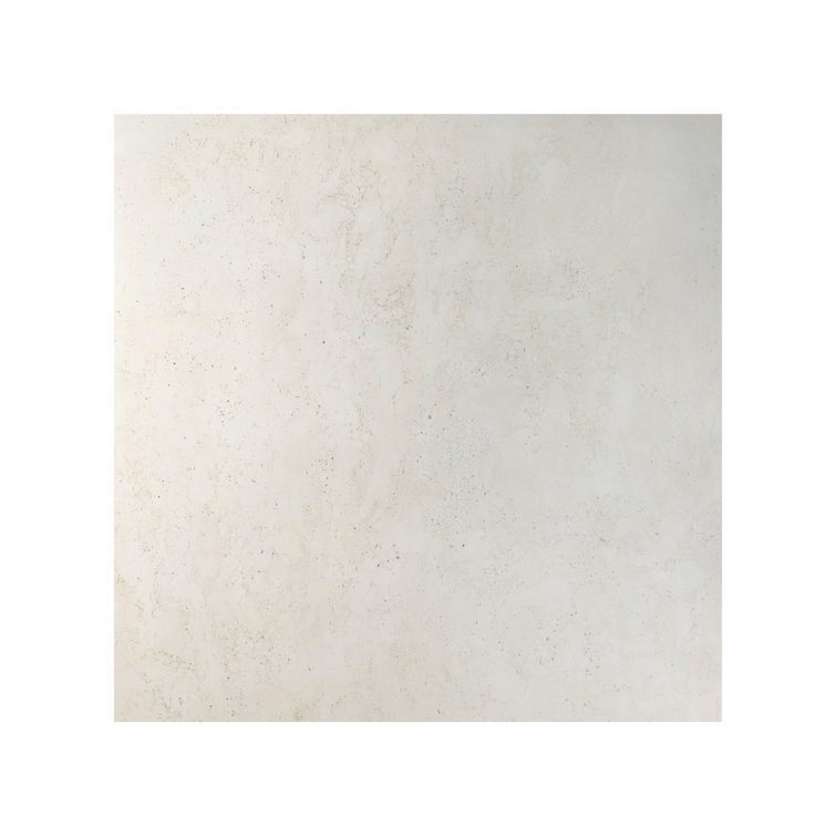 Aged White Concrete Square Outdoor Dining Table
