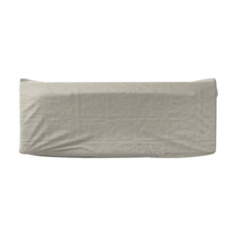 Beige Water-Resistant Outdoor Patio Sofa Cover with Zipper