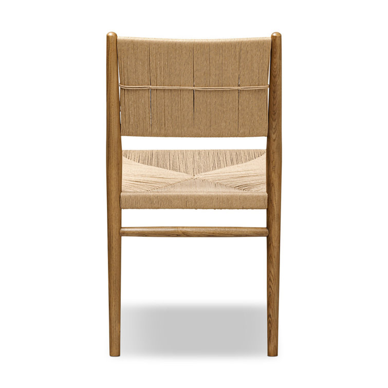Amber Lewis Natural Paper Cord and Wood Dining Chair