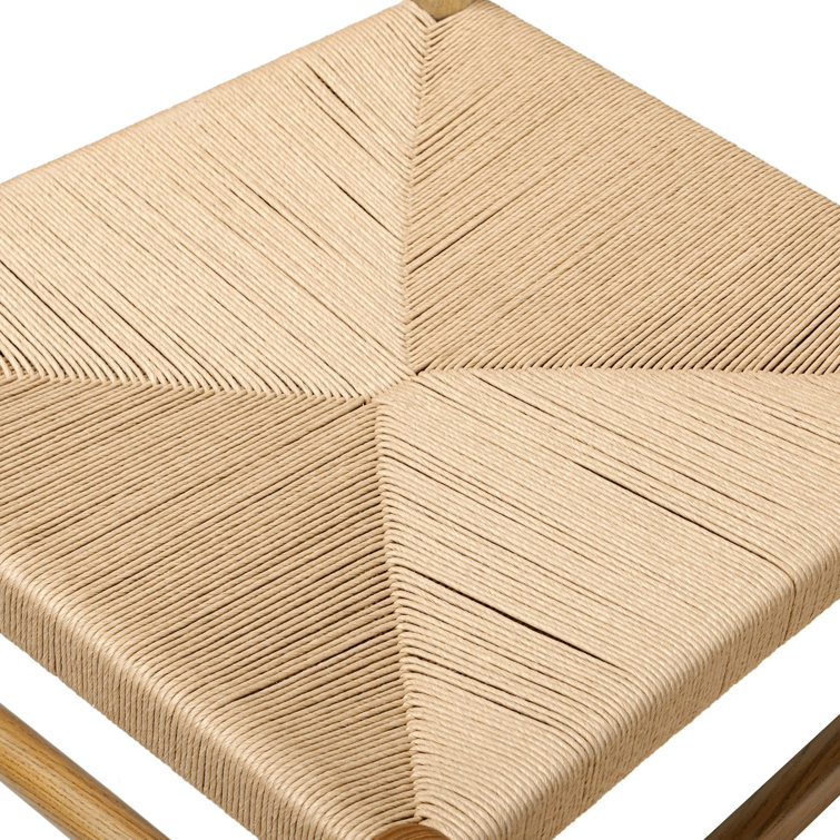 Amber Lewis Natural Paper Cord and Wood Dining Chair