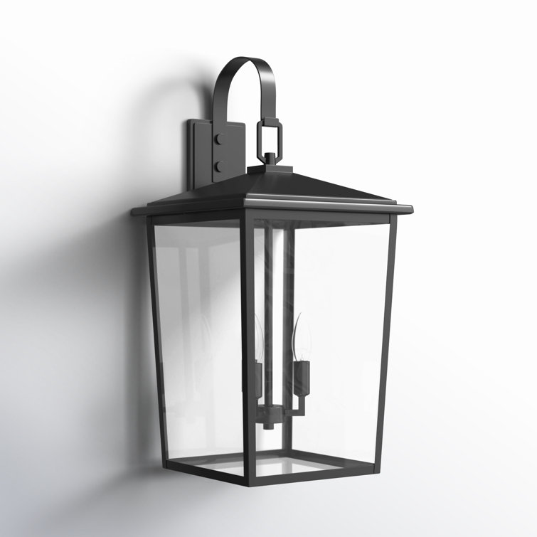Powder Coat Black Metal Outdoor Hanging Lantern