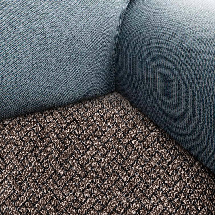 Venezia Brown Stretch T-Cushion Sofa Slipcover