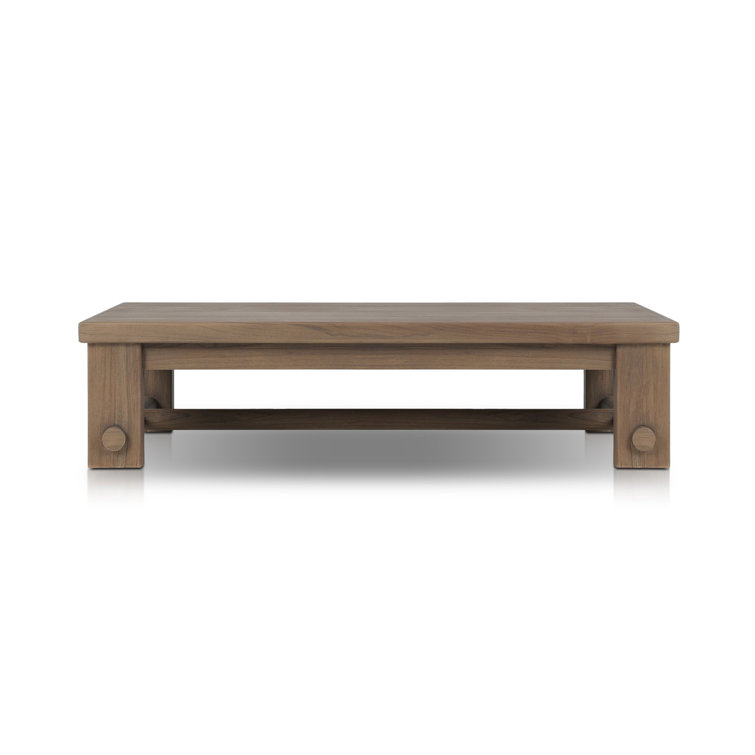 Lumi 65'' Ivory Teak Indoor/Outdoor Coffee Table