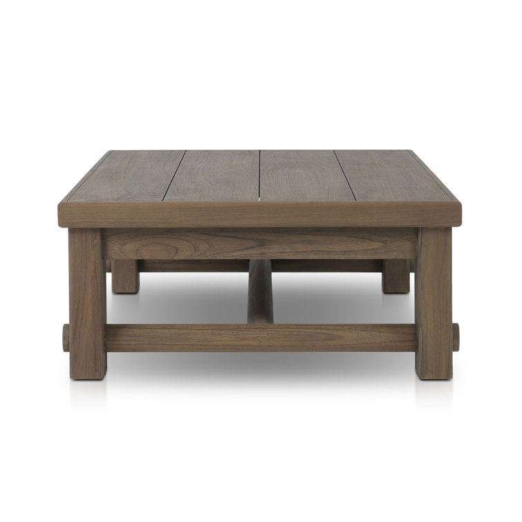 Lumi 65'' Ivory Teak Indoor/Outdoor Coffee Table