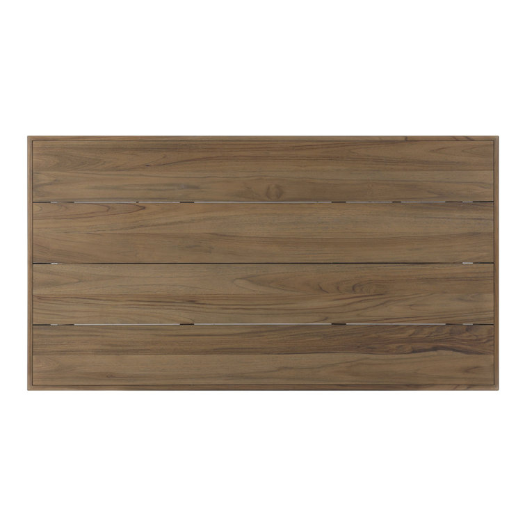Lumi 65'' Ivory Teak Indoor/Outdoor Coffee Table