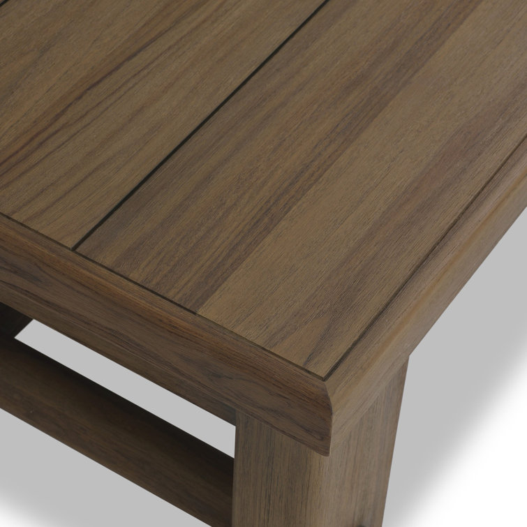 Lumi 65'' Ivory Teak Indoor/Outdoor Coffee Table