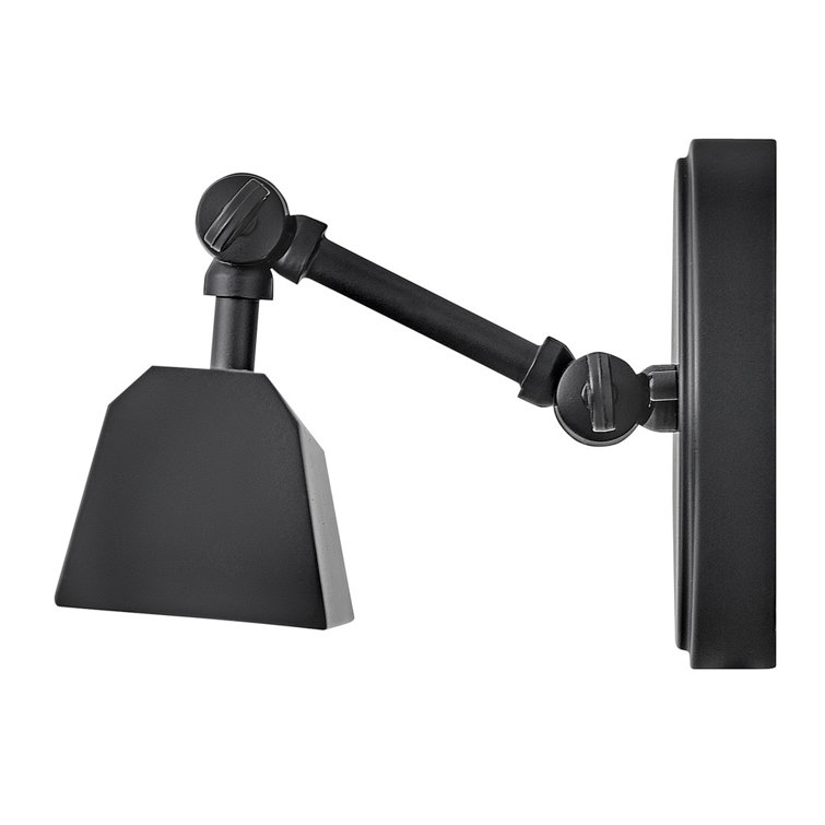 Black Dimmable Electric Wall Sconce with Plug