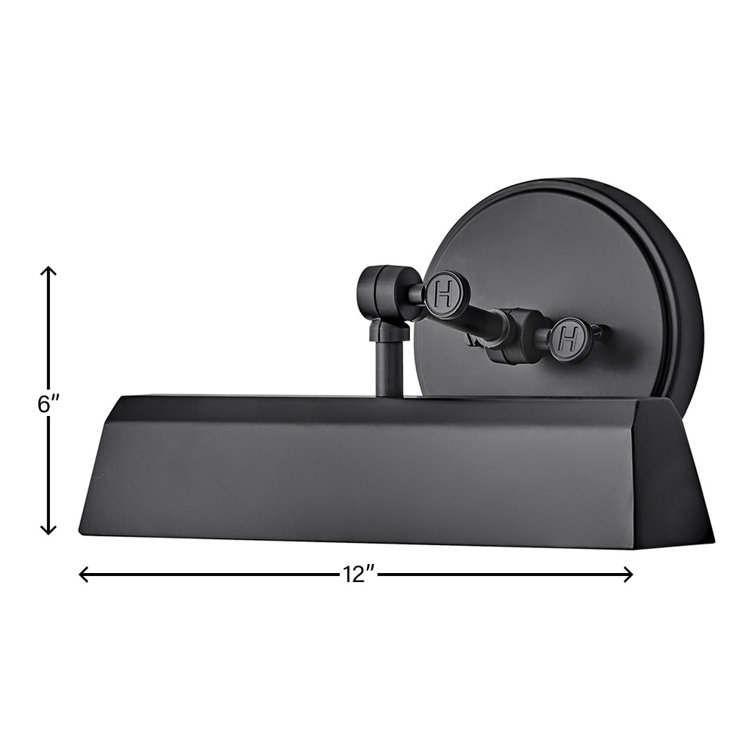 Black Dimmable Electric Wall Sconce with Plug