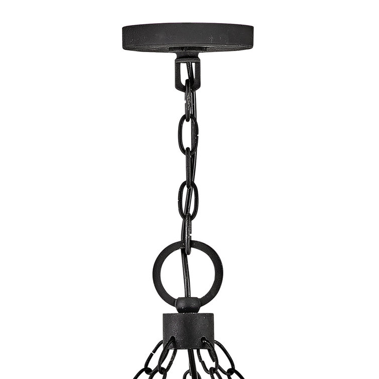 Sawyer Aged Zinc 1-Light LED Outdoor Lantern with Distressed Black Accents