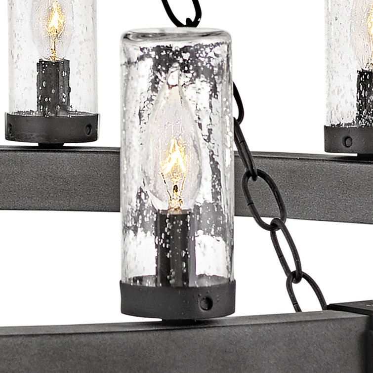 Sawyer Aged Zinc 1-Light LED Outdoor Lantern with Distressed Black Accents