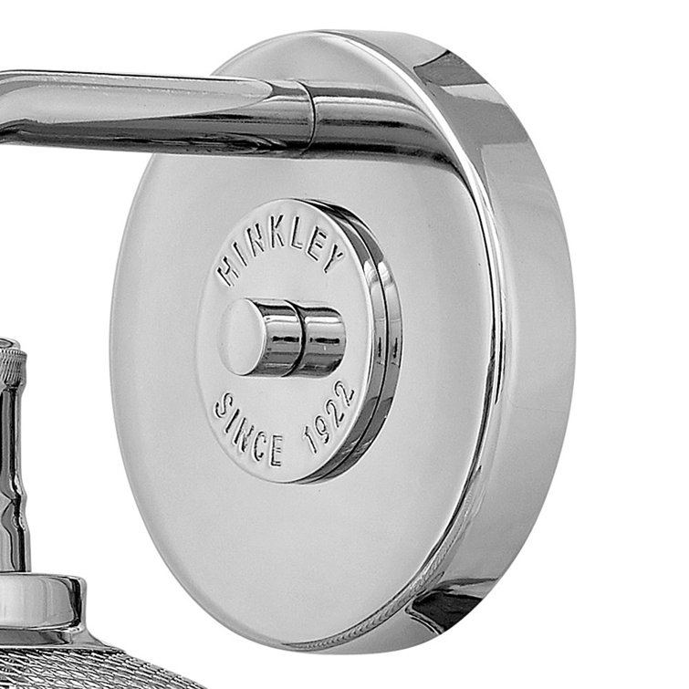 Rigby Polished Nickel Dimmable 1-Light Bath Sconce