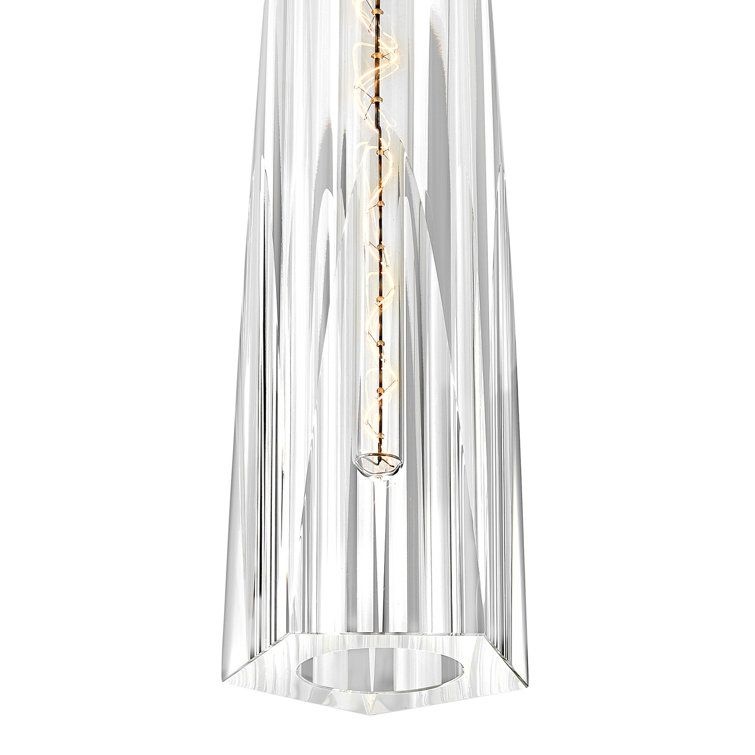 Heritage Brass Dimmable Wall Sconce with Clear Crystal Shade