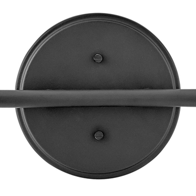 Arti Black Opal Glass 2-Light Adjustable Vanity Light