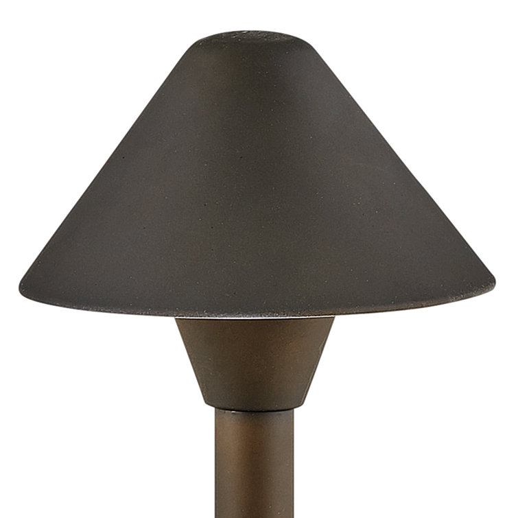 Oil Rubbed Bronze LED Pathway Light with Cone Shade