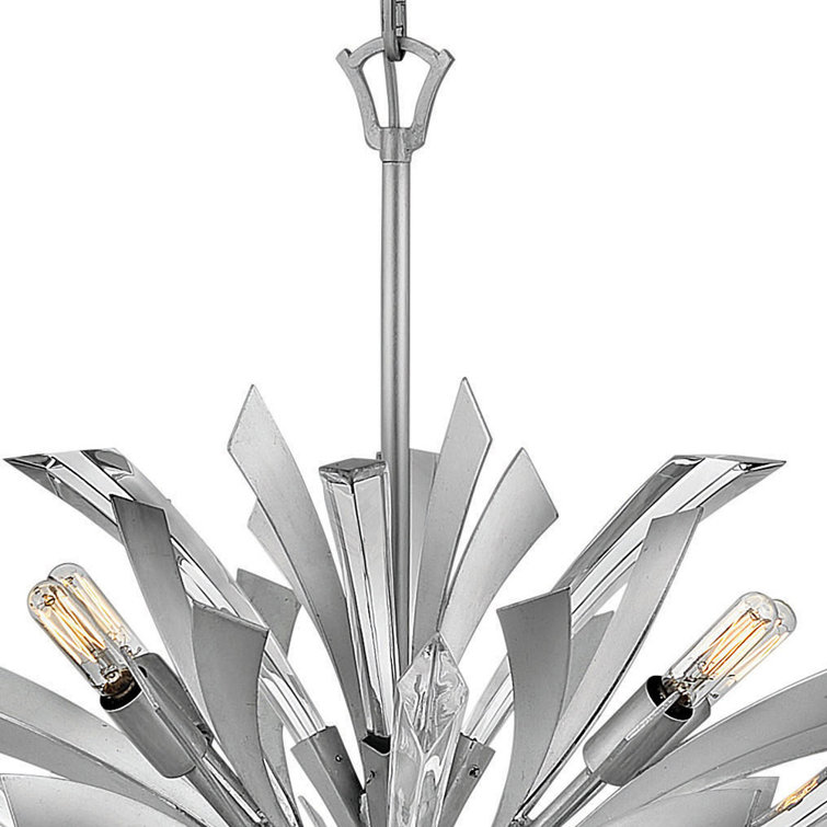 Vida 13-Light Glacial Sputnik Sphere Chandelier