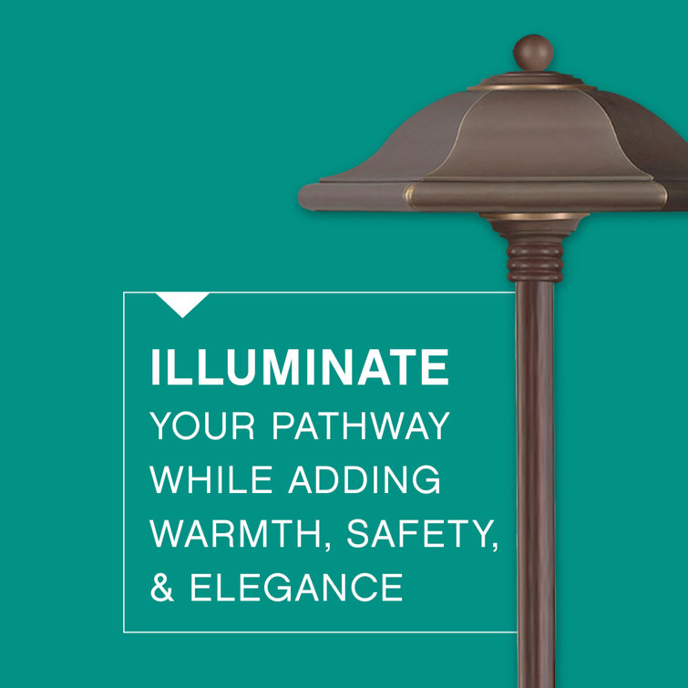 Monticello Copper Bronze LED Pathway Light with T5 Bulb