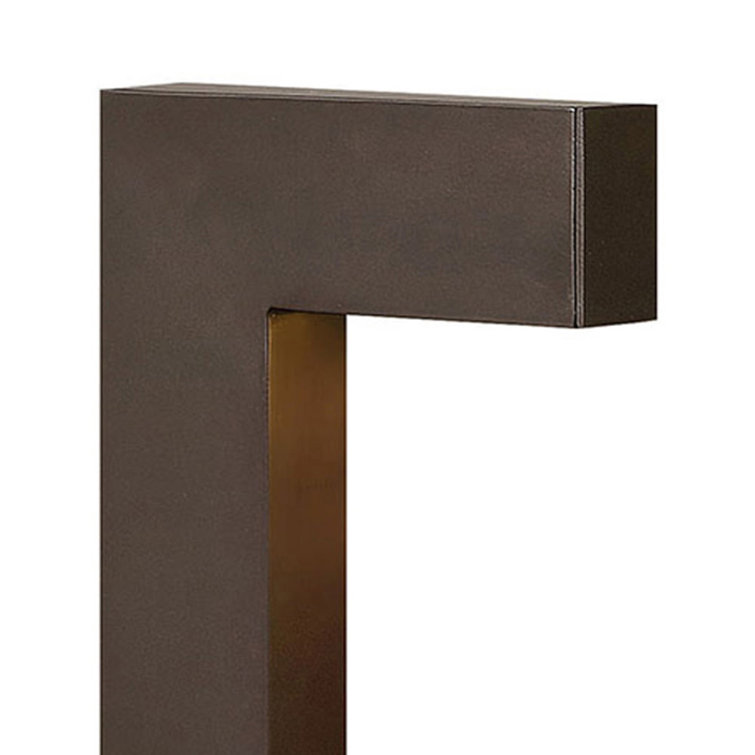 Bronze Aluminum LED Pathway Light with Etched Lens