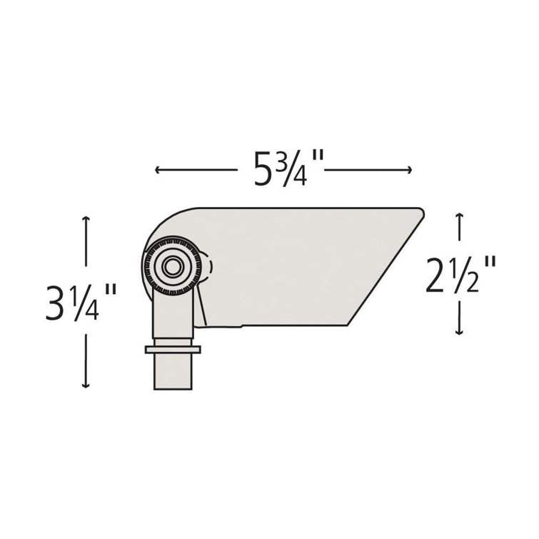 Matte Bronze Hardy Island 50W LED Accent Spot Light