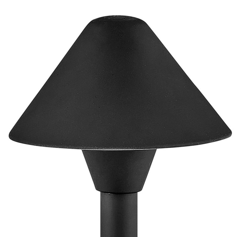 Black Aluminum LED Pathway Light with Cone Shade