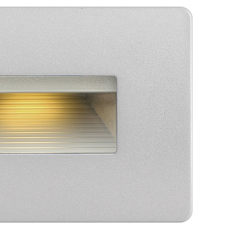 Luna Titanium LED Outdoor Step Light with Zinc-Aluminum Alloy
