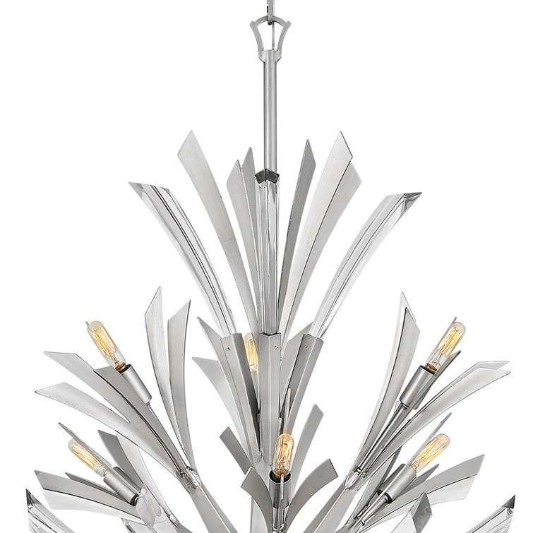 Glacial Crystal Accents 19-Light Sputnik Sphere Chandelier