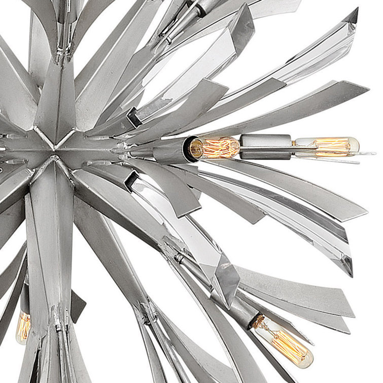 Glacial Crystal Accents 19-Light Sputnik Sphere Chandelier