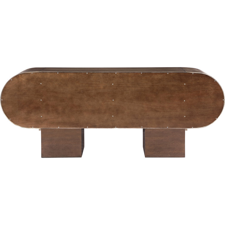 Berndien 76'' Brown Rubberwood and MDF Sideboard