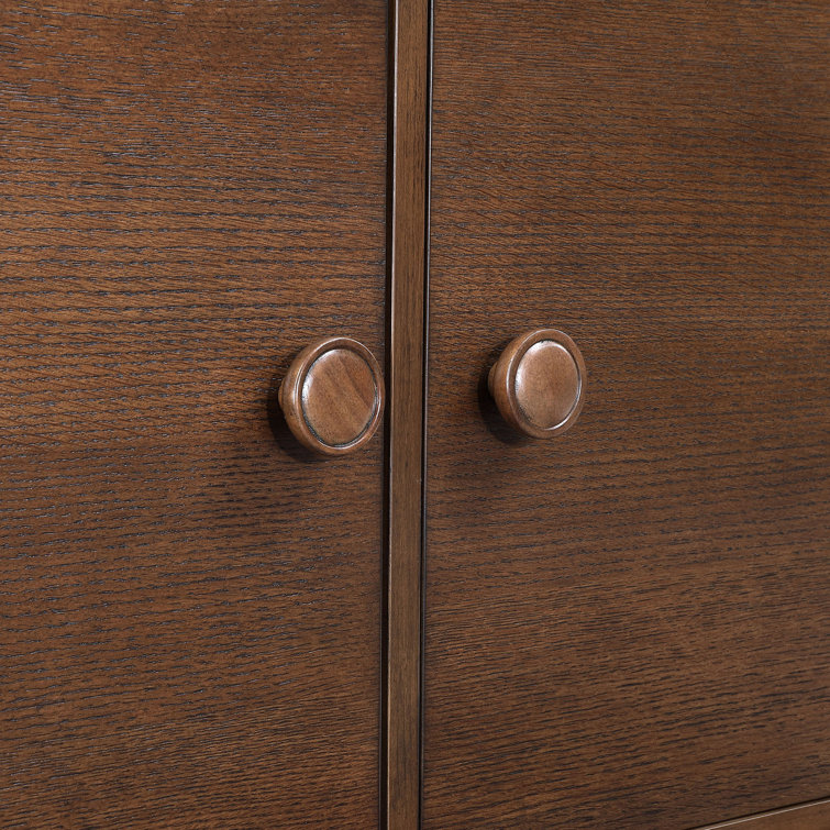 Berndien 76'' Brown Rubberwood and MDF Sideboard