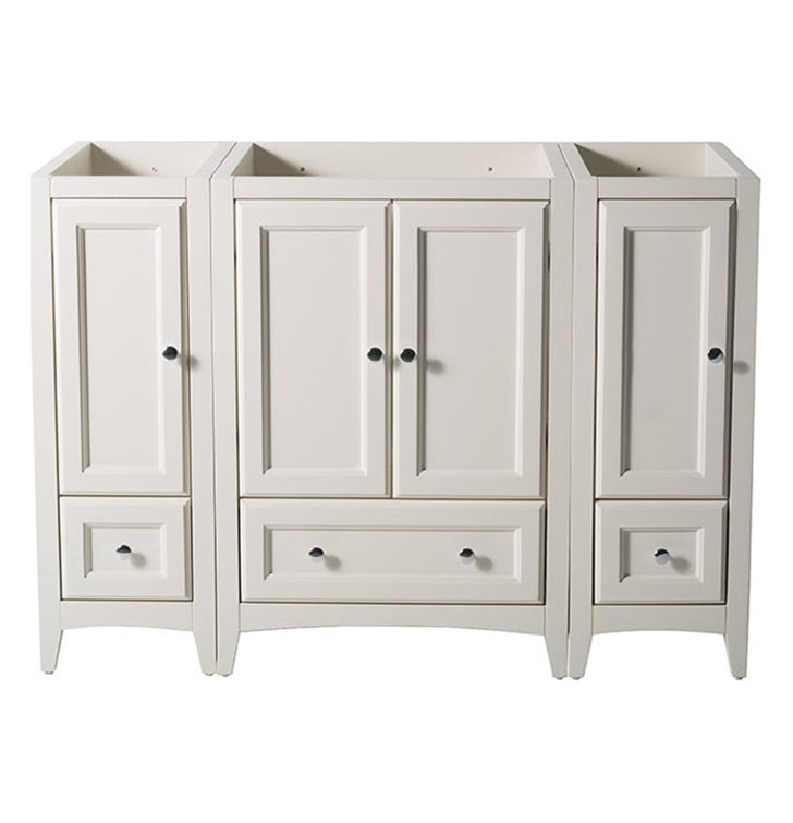 Oxford 48" Antique White Engineered Wood Freestanding Bathroom Vanity Base