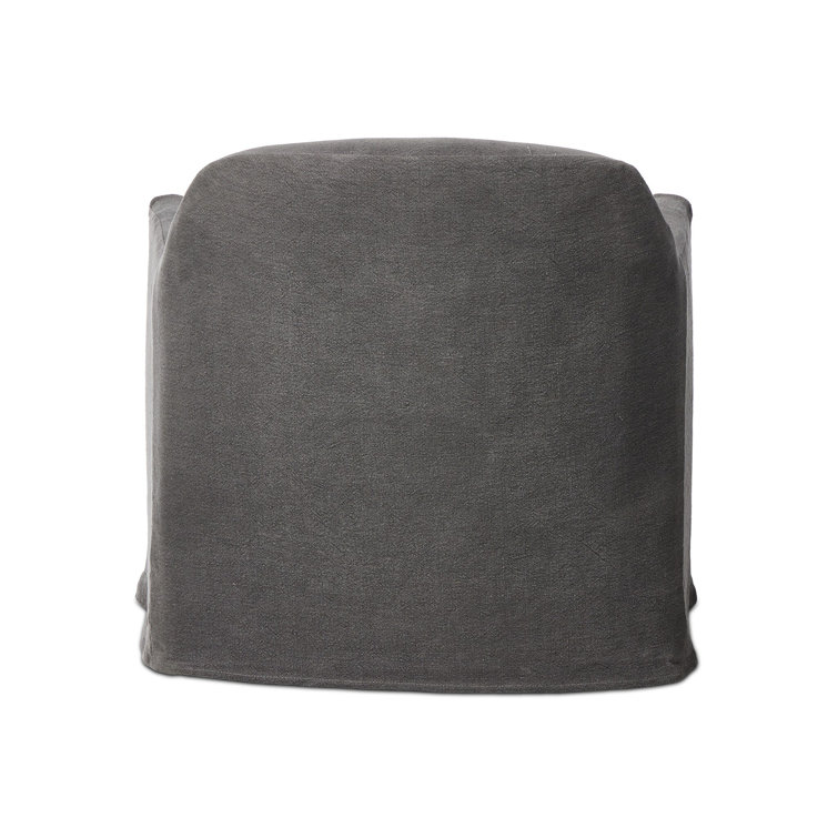 Broadway Denim Slipcover Swivel Accent Chair